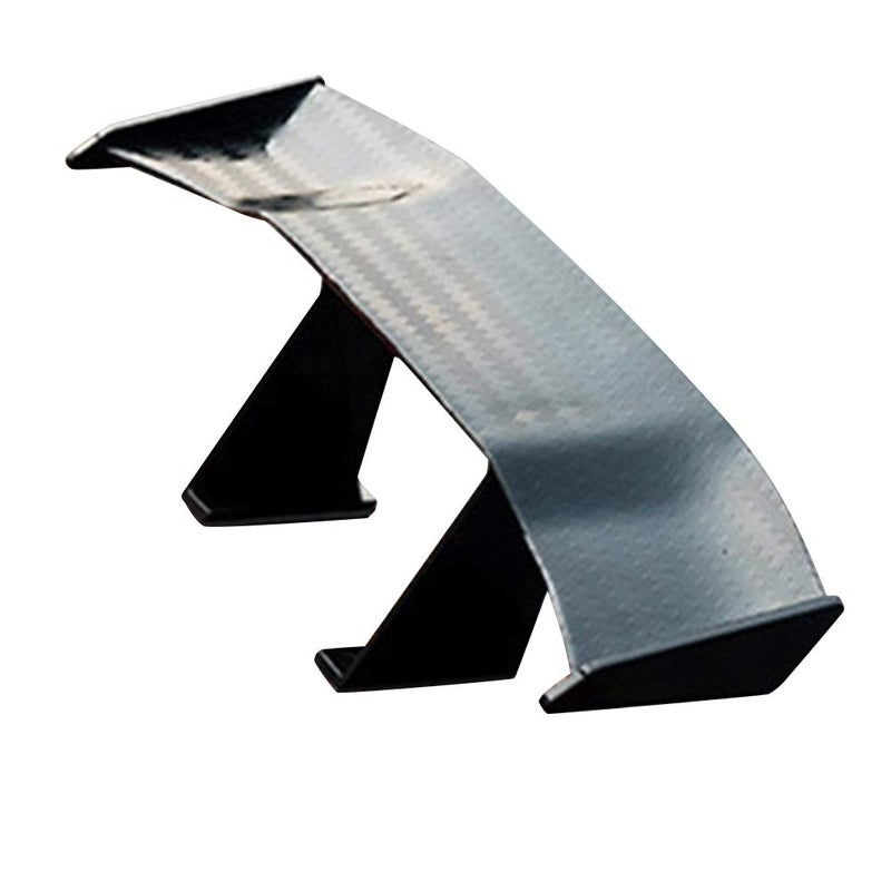 idain Universal Car Mini Spoiler Wing Small Model Carbon Fiber Auto Car Tail Decoration Spoiler Wing - Image 2